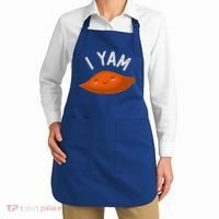 I Yam Shes My Sweet Potato Couples Matching Thanksgiving Gift Apron thumb 2