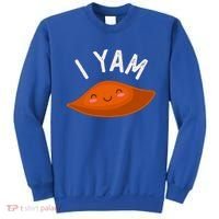 I Yam Shes My Sweet Potato Couples Matching Thanksgiving Gift Sweatshirt thumb 0