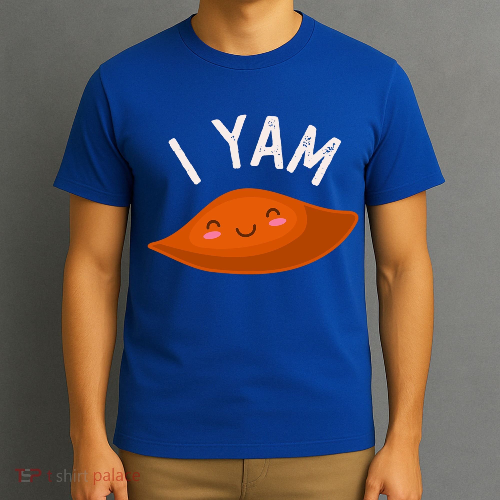 I Yam Shes My Sweet Potato Couples Matching Thanksgiving Gift T-Shirt