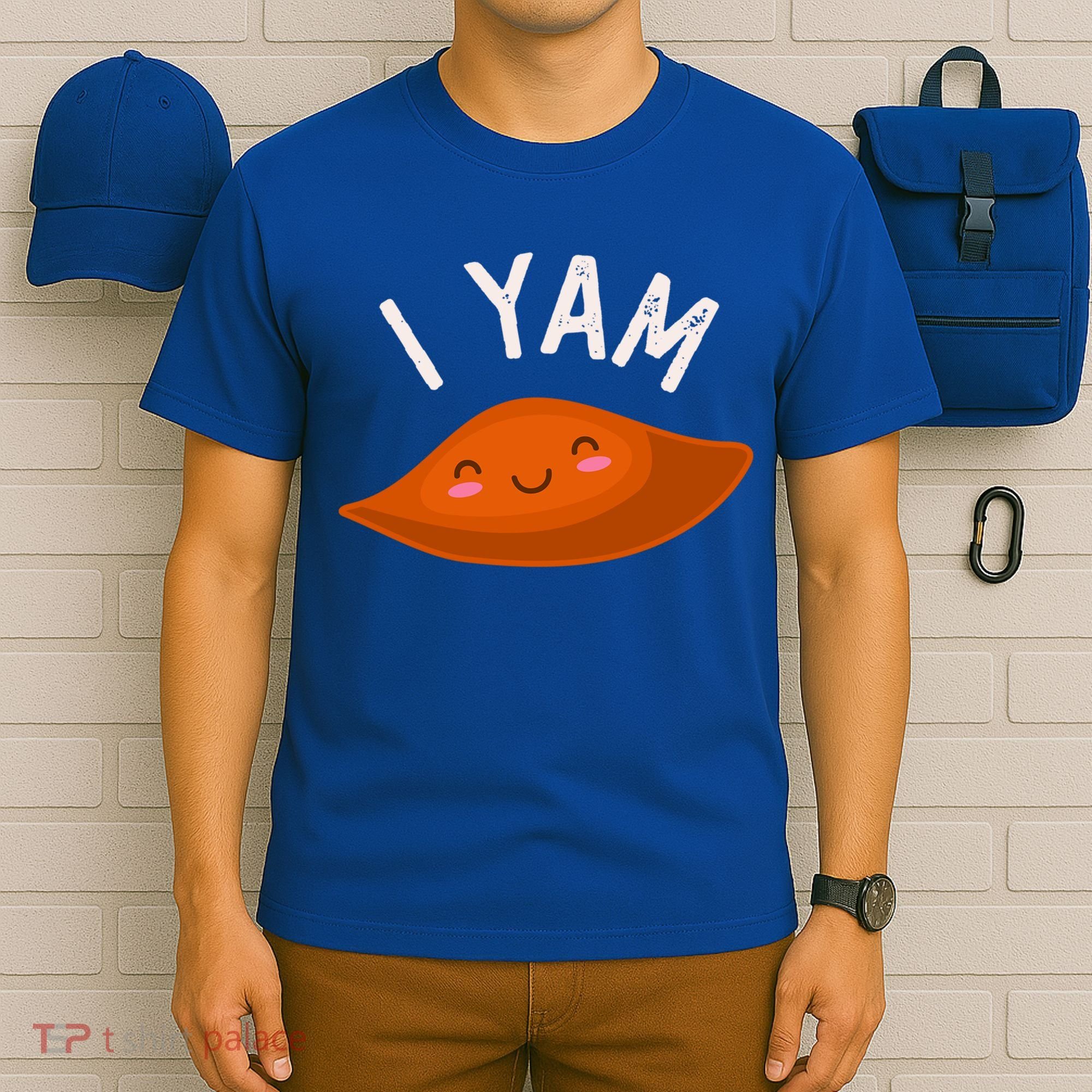 I Yam Shes My Sweet Potato Couples Matching Thanksgiving Gift T-Shirt