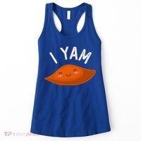 I Yam Shes My Sweet Potato Couples Matching Thanksgiving Gift Women's Tank Top thumb 0