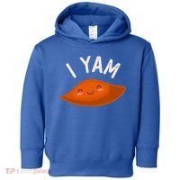I Yam Shes My Sweet Potato Couples Matching Thanksgiving Gift Toddler Hoodie thumb 0