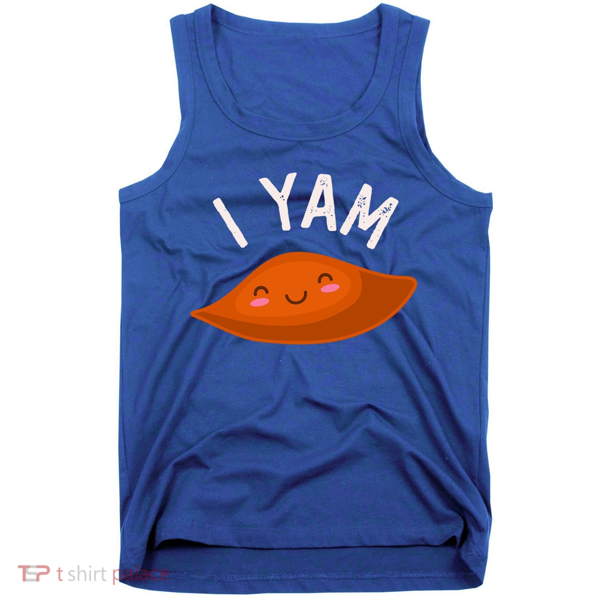 I Yam Shes My Sweet Potato Couples Matching Thanksgiving Gift Tank Top