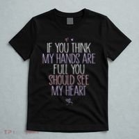 If You Think My Hands Are Full You Should See My Heart Sweat T-Shirt thumb 5