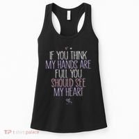 If You Think My Hands Are Full You Should See My Heart Sweat Women's Tank Top thumb 0