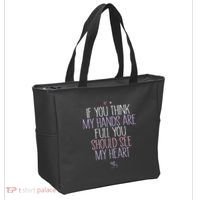 If You Think My Hands Are Full You Should See My Heart Sweat Tote Bag thumb 2
