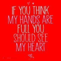 If You Think My Hands Are Full You Should See My Heart Sweat Santa Hat thumb 1