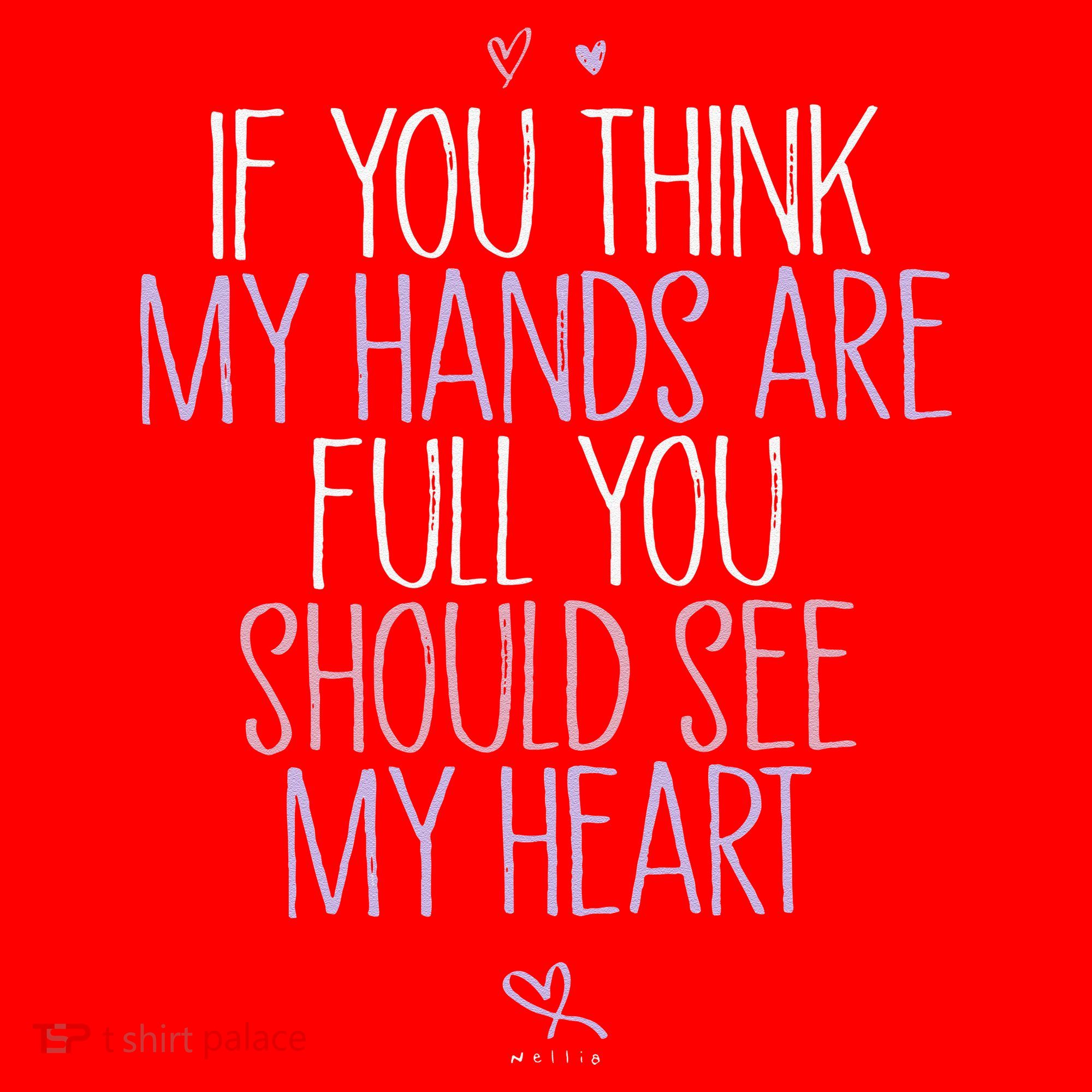 If You Think My Hands Are Full You Should See My Heart Sweat Santa Hat