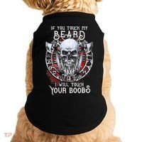 If You Touch My Beard I Will Touch Your Boobs Doggie Tank thumb 0