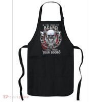 If You Touch My Beard I Will Touch Your Boobs Apron thumb 0