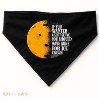 If You Wanted A Soft Serve Funny Pickleball TShirt USA-Made Doggie Bandana thumb 0