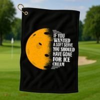 If You Wanted A Soft Serve Funny Pickleball TShirt Golf Towel thumb 1