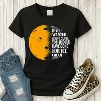 If You Wanted A Soft Serve Funny Pickleball TShirt Women's T-Shirt thumb 3