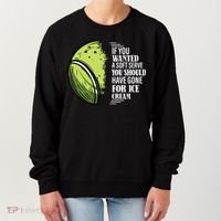 If You Wanted A Soft Serve Funny Tennis Player Women's Sweatshirt thumb 0