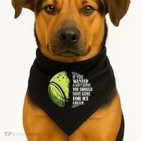 If You Wanted A Soft Serve Funny Tennis Player USA-Made Doggie Bandana thumb 1