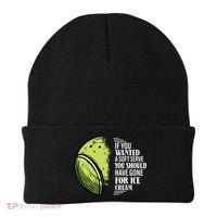 If You Wanted A Soft Serve Funny Tennis Player Beanie thumb 0