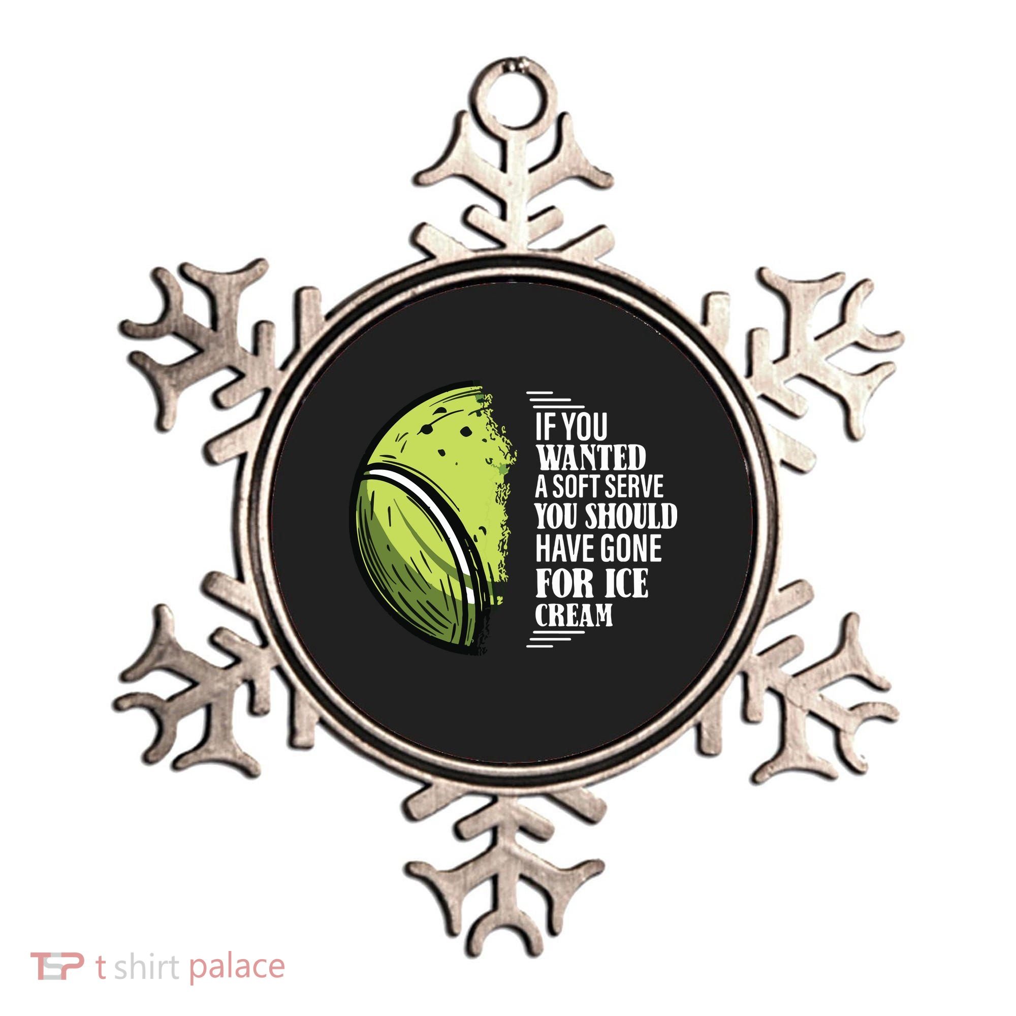 If You Wanted A Soft Serve Funny Tennis Player Ornament