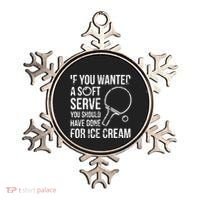 If You Wanted A Soft Serve Ping Pong Ornament thumb 0