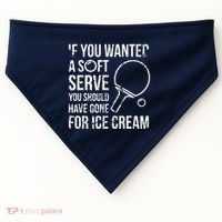 If You Wanted A Soft Serve Ping Pong USA-Made Doggie Bandana thumb 0