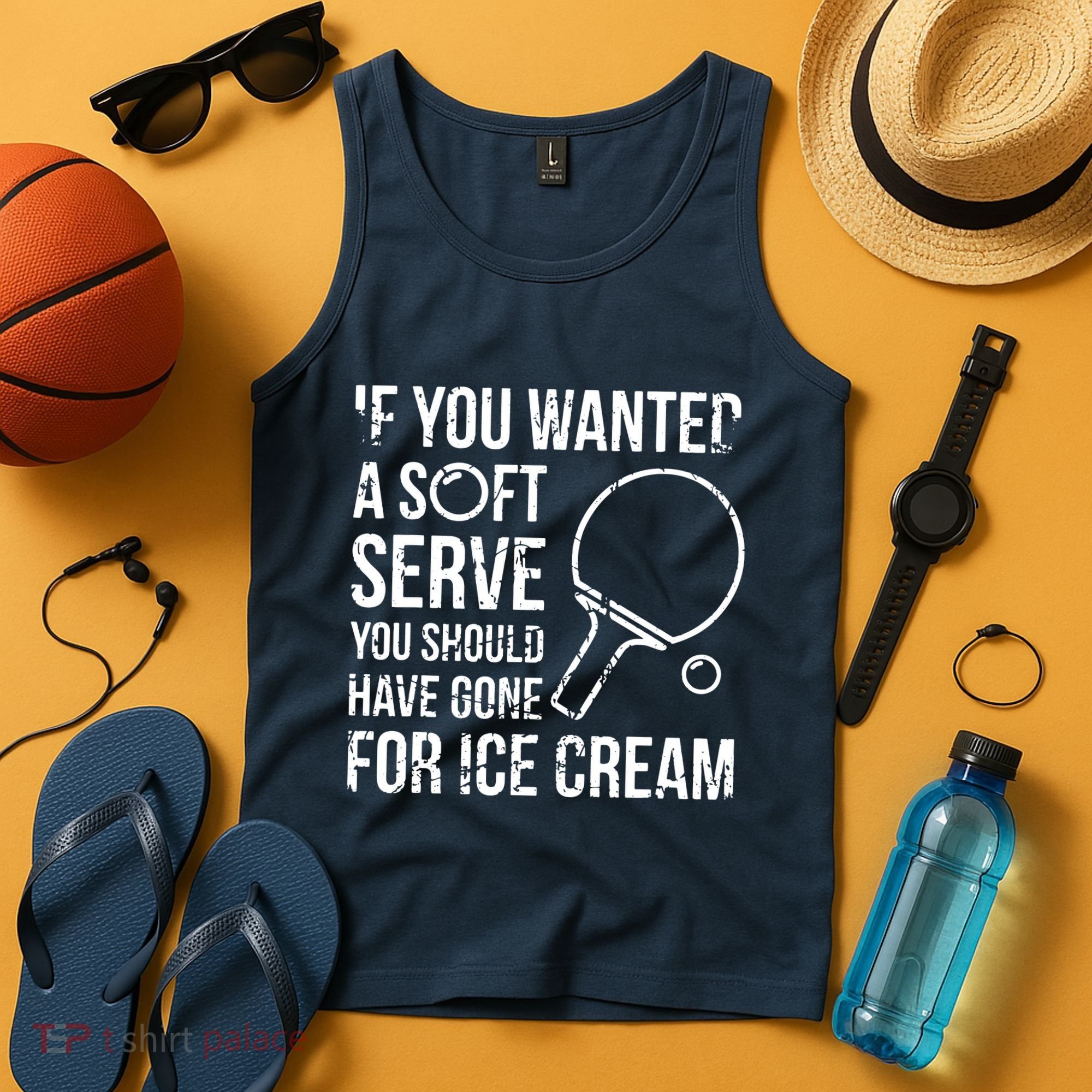 If You Wanted A Soft Serve Ping Pong Tank Top