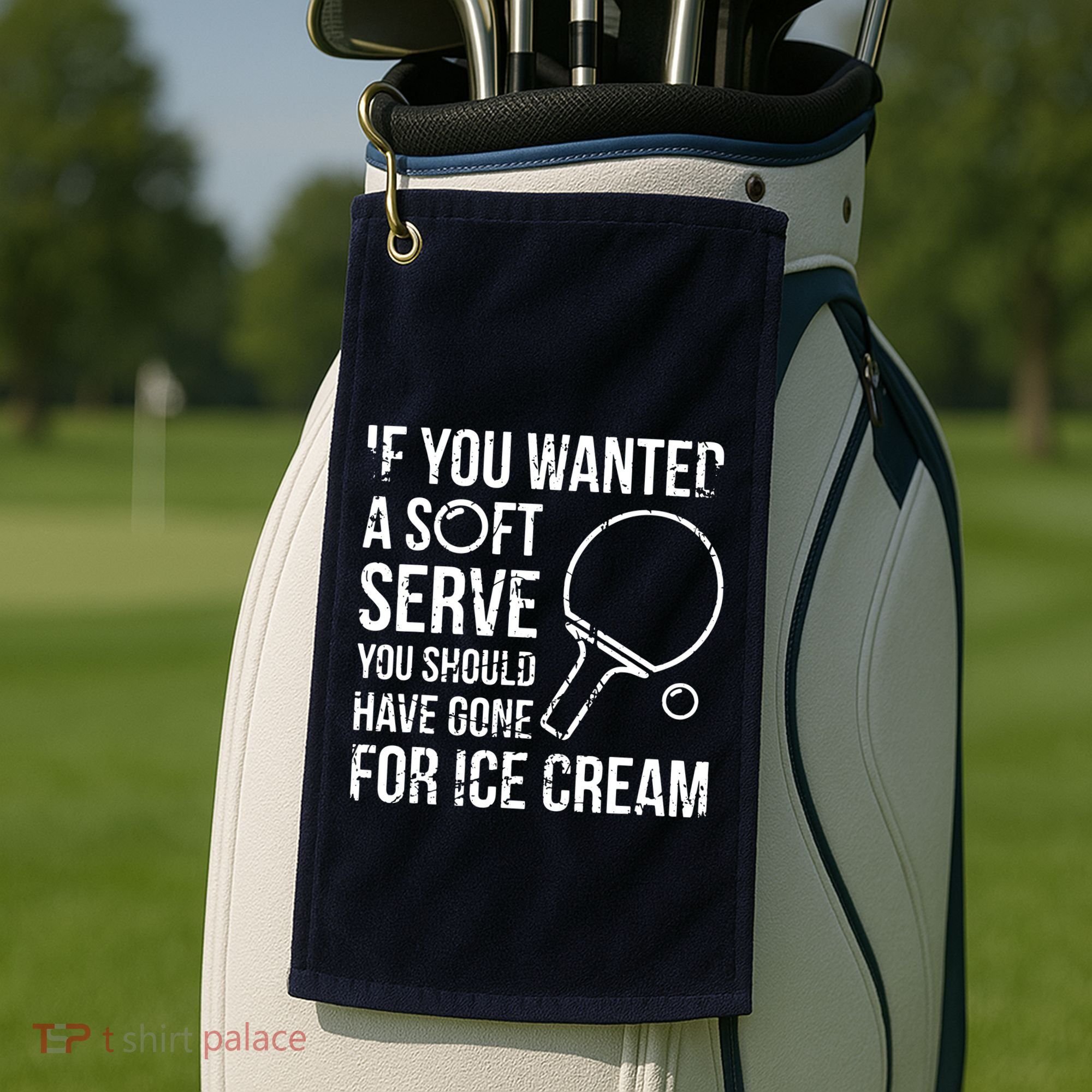 If You Wanted A Soft Serve Ping Pong Golf Towel