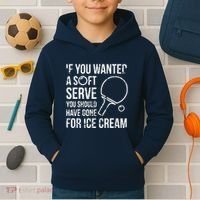 If You Wanted A Soft Serve Ping Pong Kids Hoodie thumb 2