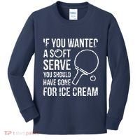 If You Wanted A Soft Serve Ping Pong Kids Long Sleeve Shirt thumb 0