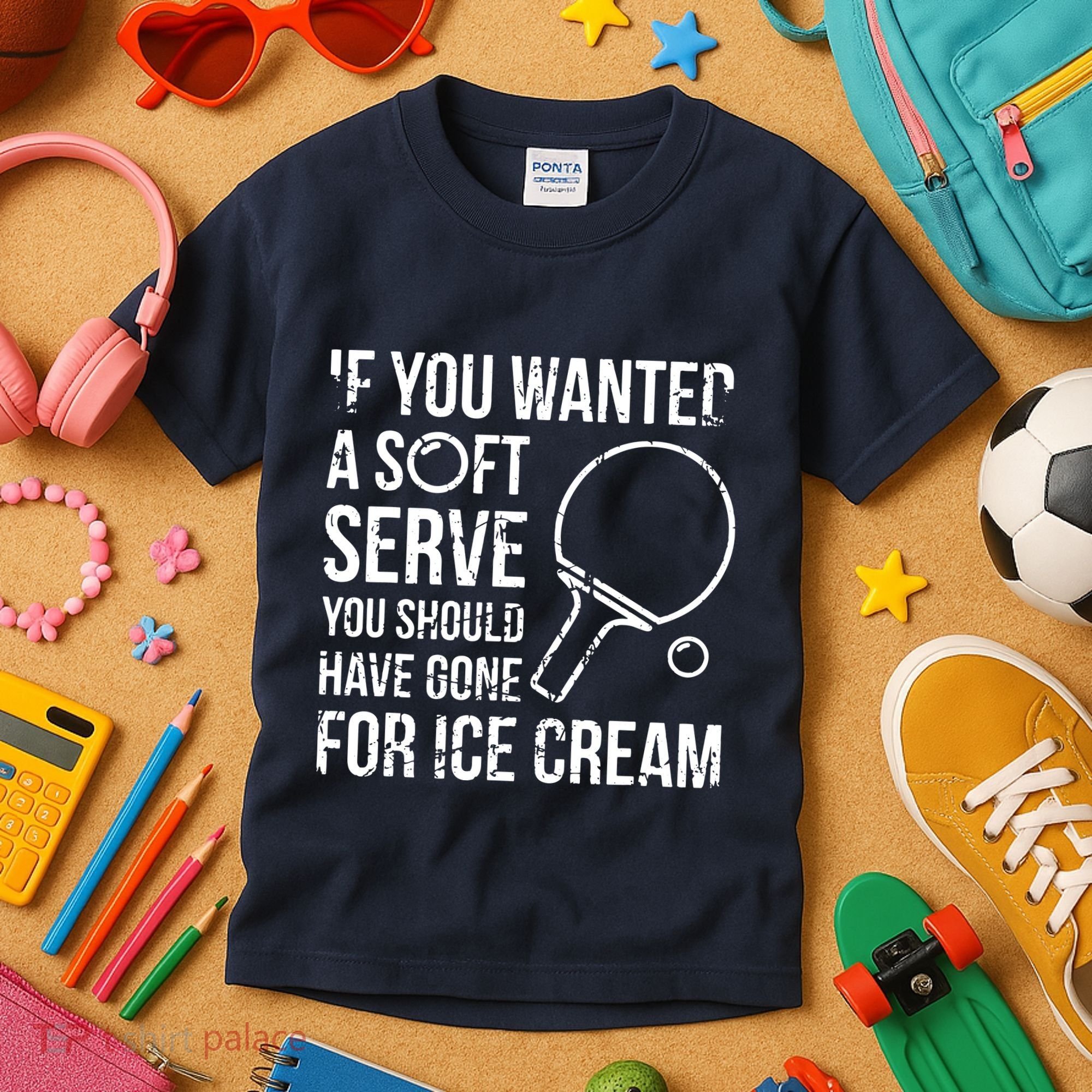 If You Wanted A Soft Serve Ping Pong Kids T-Shirt