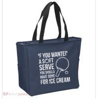 If You Wanted A Soft Serve Ping Pong Tote Bag thumb 2