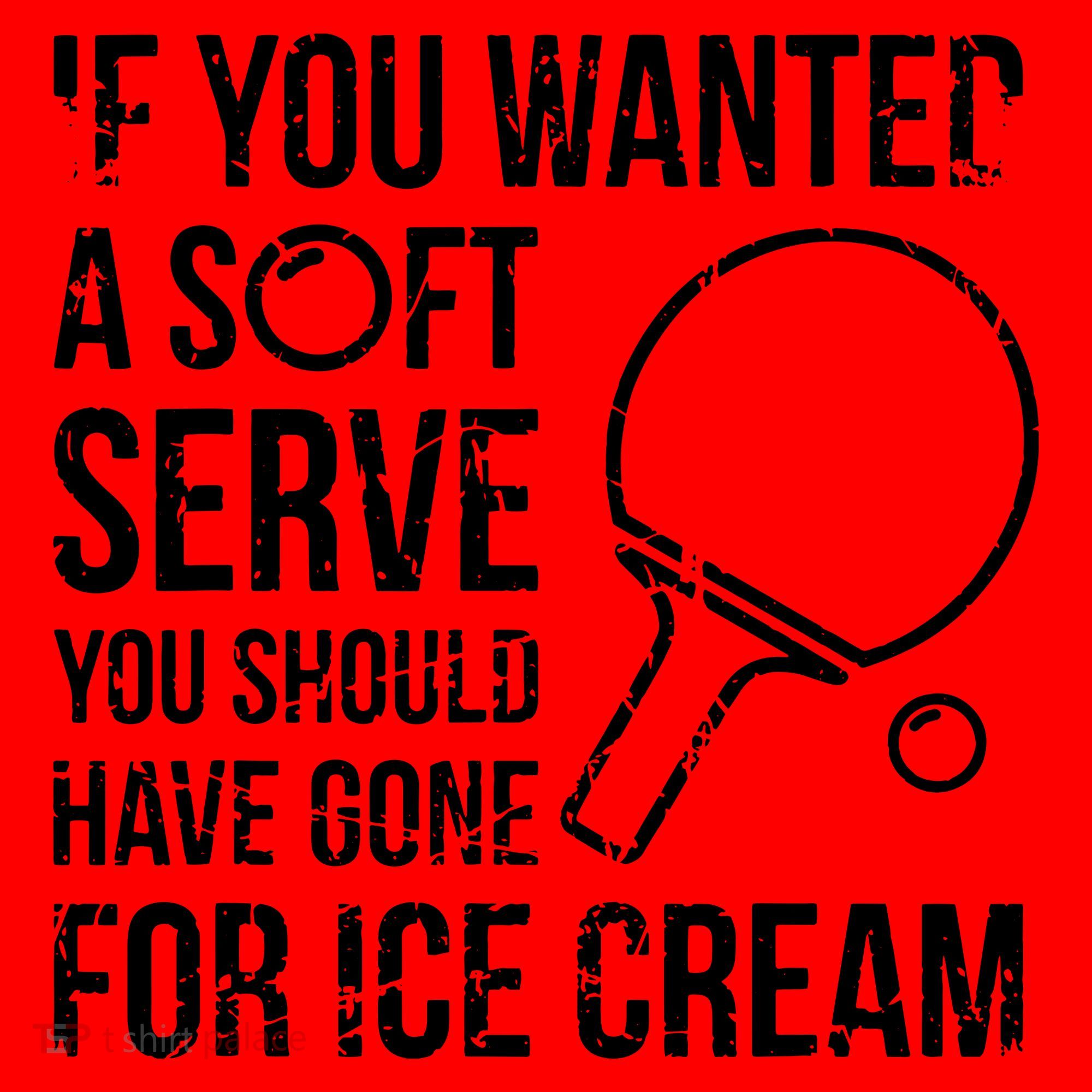 If You Wanted A Soft Serve Ping Pong Santa Hat