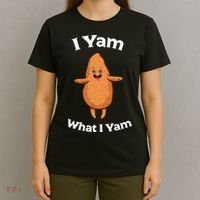 I Yam What I Yam Dancing Sweet Potato T-Shirt thumb 4
