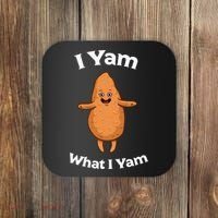 I Yam What I Yam Dancing Sweet Potato Coaster thumb 0