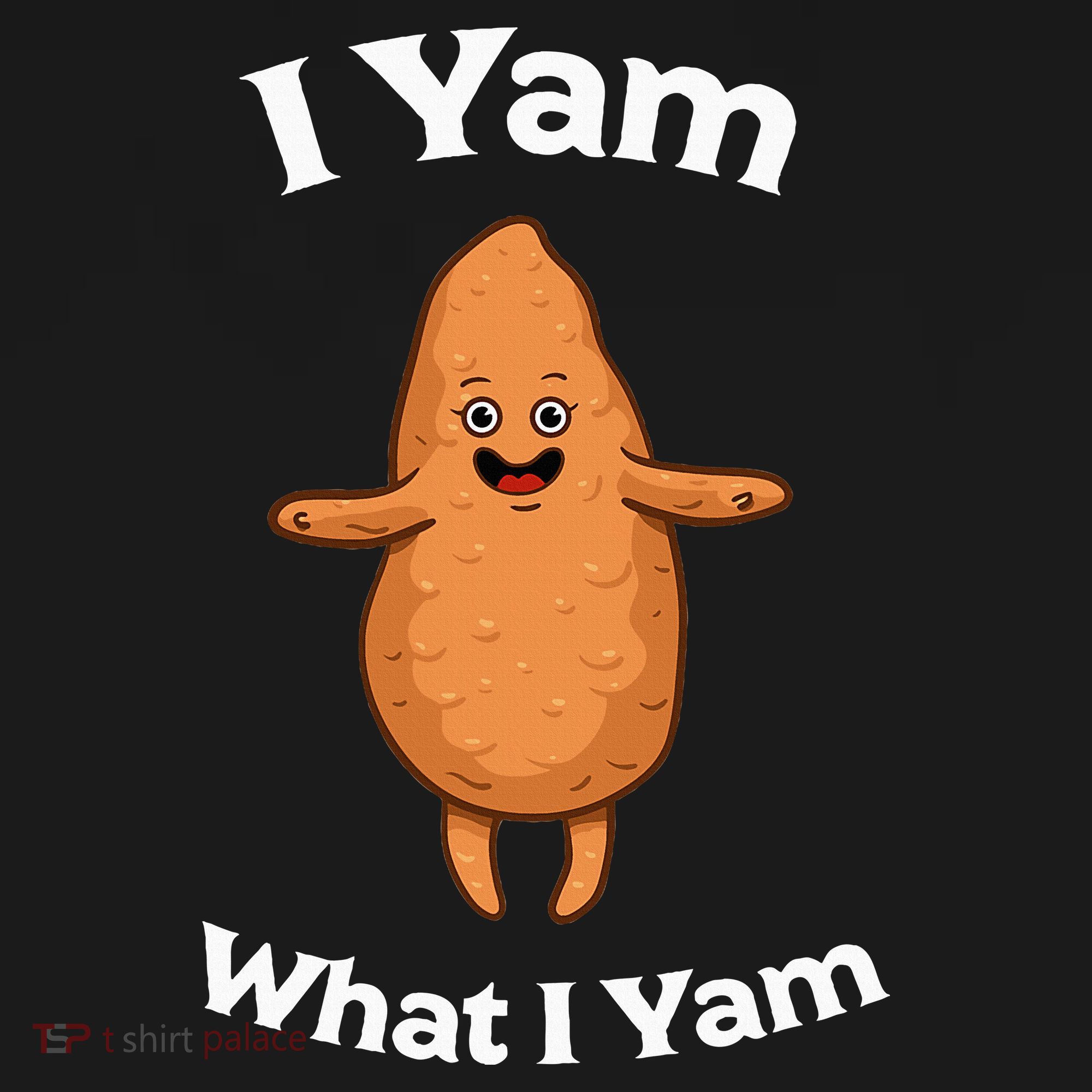 I Yam What I Yam Dancing Sweet Potato Women's Hoodie