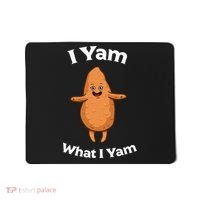 I Yam What I Yam Dancing Sweet Potato Mousepad thumb 0