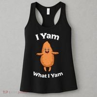 I Yam What I Yam Dancing Sweet Potato Women's Tank Top thumb 3