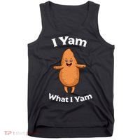 I Yam What I Yam Dancing Sweet Potato Tank Top thumb 0