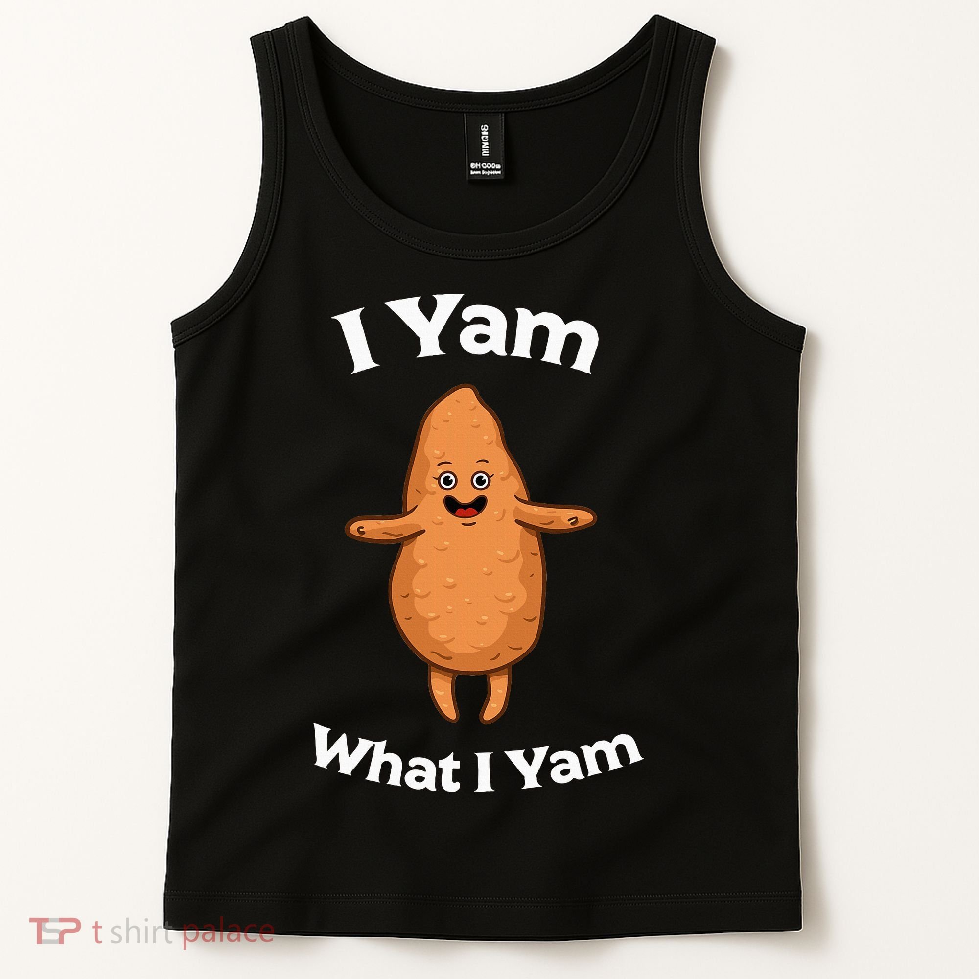 I Yam What I Yam Dancing Sweet Potato Tank Top