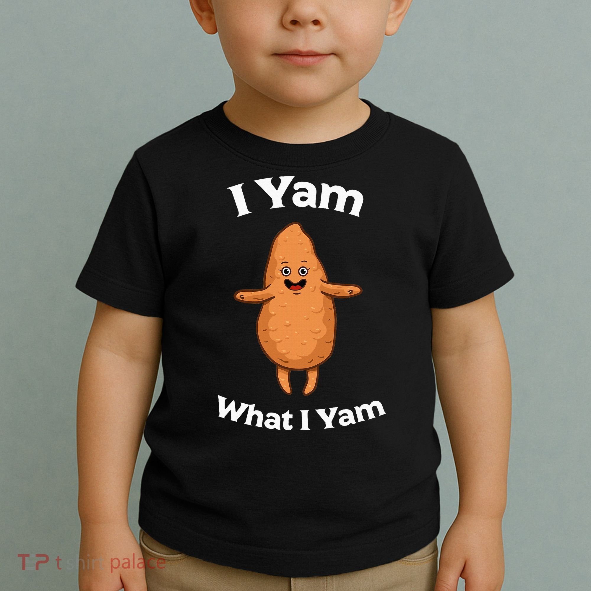 I Yam What I Yam Dancing Sweet Potato Toddler T-Shirt