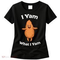 I Yam What I Yam Dancing Sweet Potato Women's T-Shirt thumb 0
