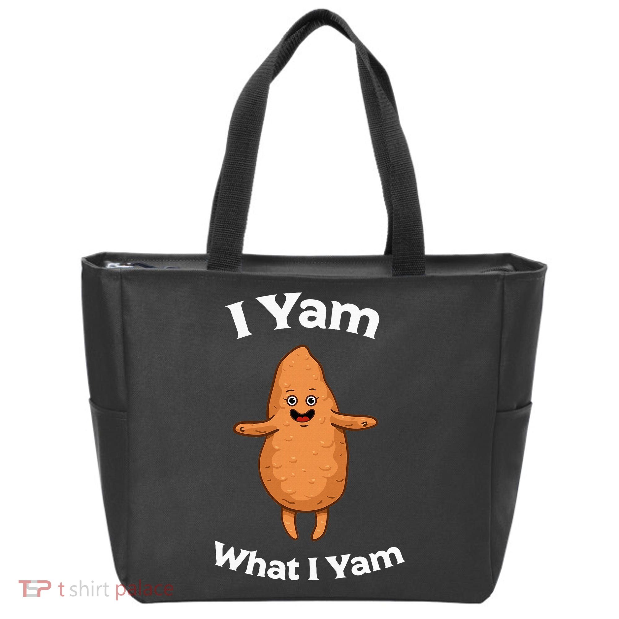 I Yam What I Yam Dancing Sweet Potato Tote Bag