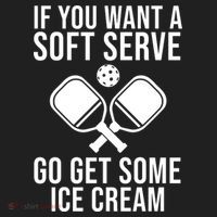 If You Want A Soft Serve Go Get Some Ice Cream Funny Pickleball Hat thumb 2