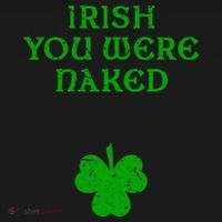 Irish You Were Naked With A Clover. St. Patrick Day Women's Tank Top thumb 5