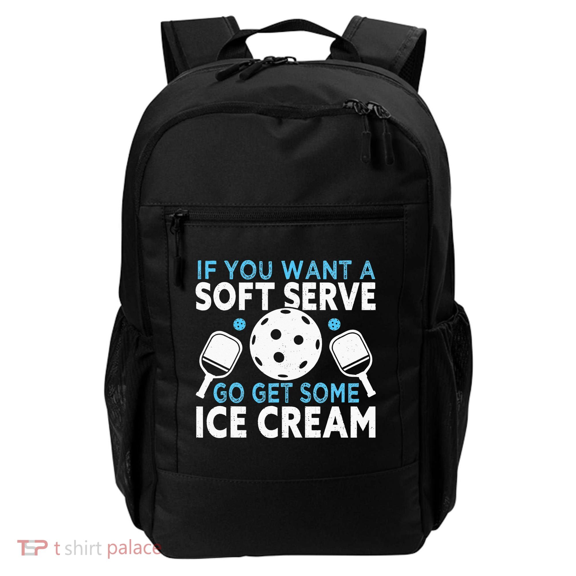 If you want a soft serve go get some Ice Cream Backpack