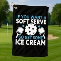 If you want a soft serve go get some Ice Cream Golf Towel thumb 1