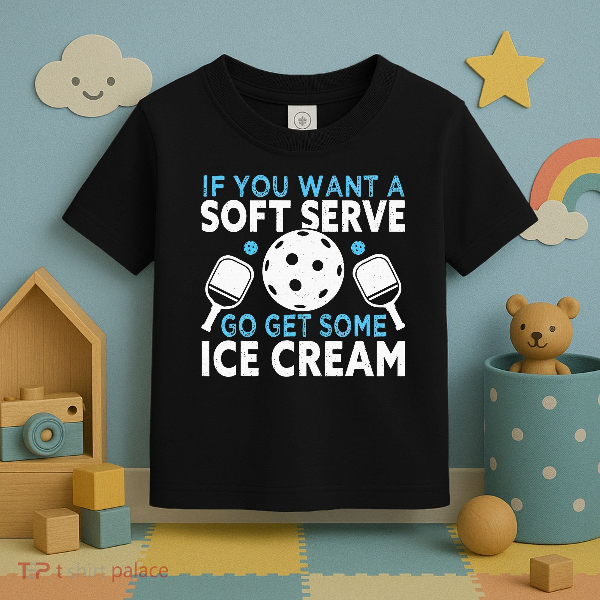 If you want a soft serve go get some Ice Cream Toddler T-Shirt