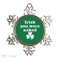 Irish You Were Naked St Patrick's Day Ornament thumb 0