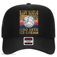 If You Want A Soft Serve Go Get Ice Cream Volleyball Hat thumb 0