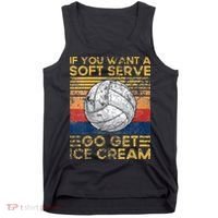 If You Want A Soft Serve Go Get Ice Cream Volleyball Tank Top thumb 0