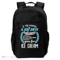 If You Wanted A Soft Serve - Funny Pickleball Player Backpack thumb 0