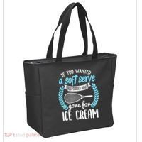 If You Wanted A Soft Serve - Funny Pickleball Player Tote Bag thumb 2